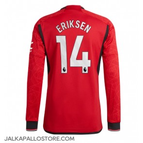 Manchester United Christian Eriksen #14 Kotipaita 2023-24 Pitkähihainen